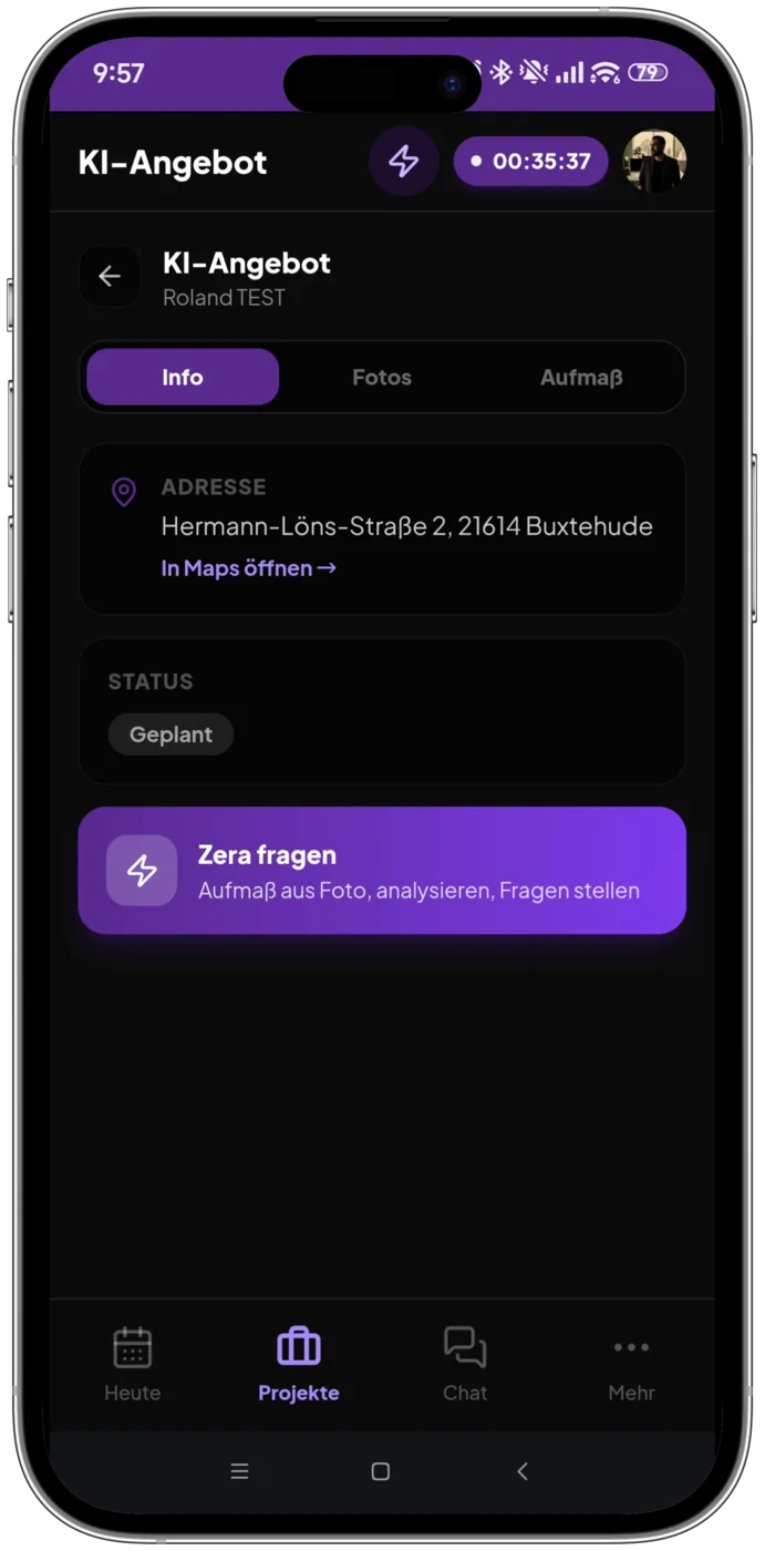 Mitarbeiter-App